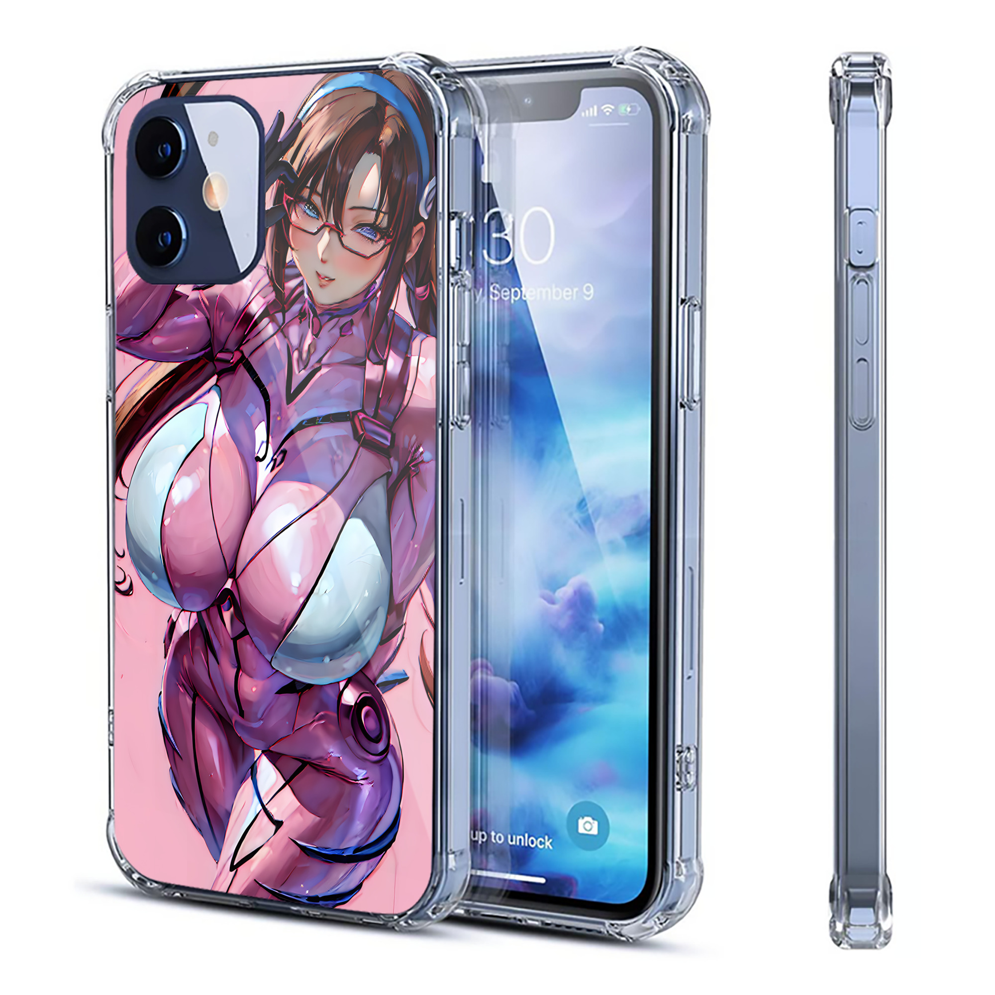 （画像用） EVA 新世紀エヴァンゲリオン 【iPhone 12シリーズ対応】透明スマホケース（クリアソフトケース）